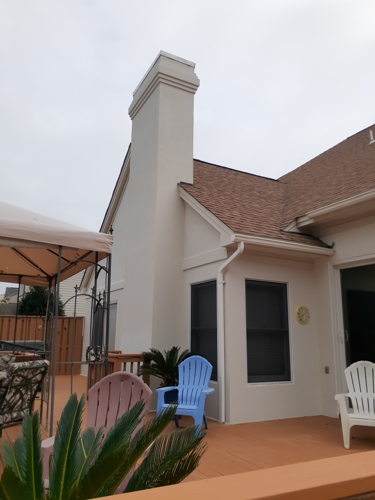Holes in EIFS finish letting water into the wall, Hampton Roads repair